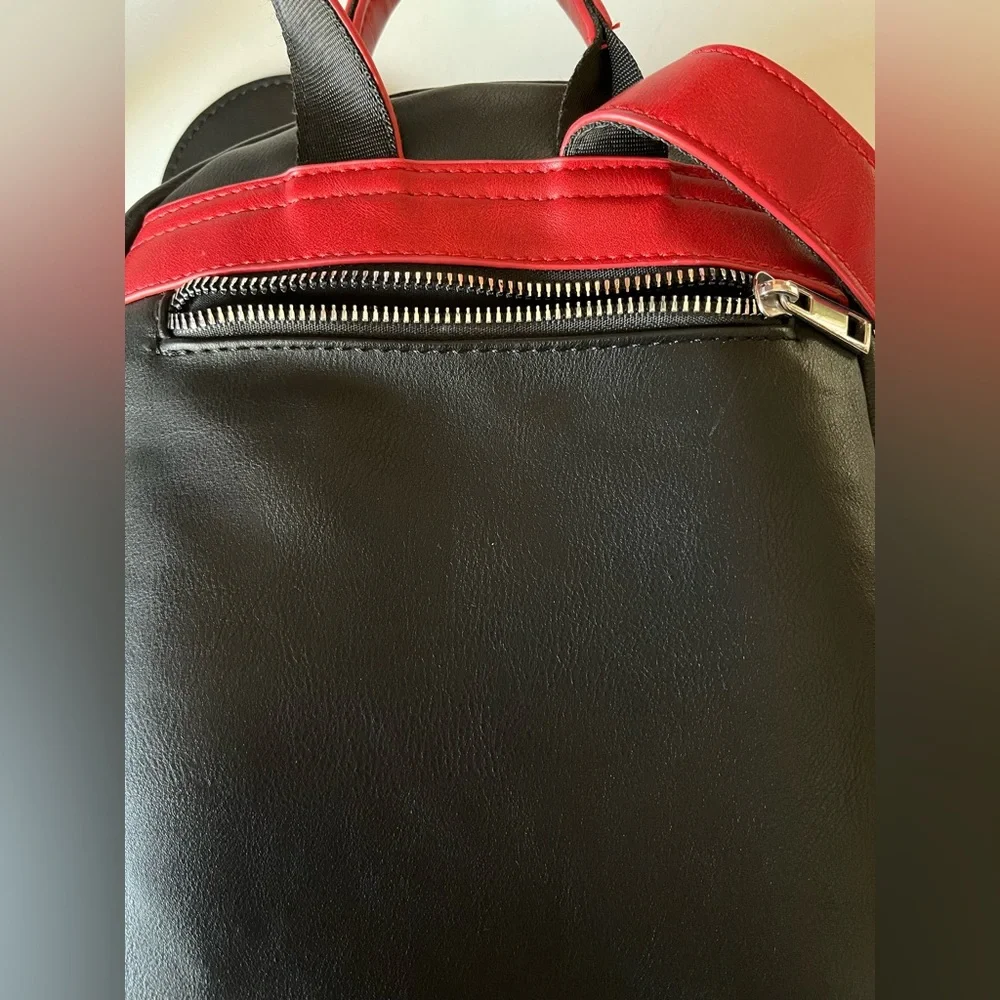 Disney Mickey Mouse 3D Character Ears Faux Leather Mini Backpack Purse